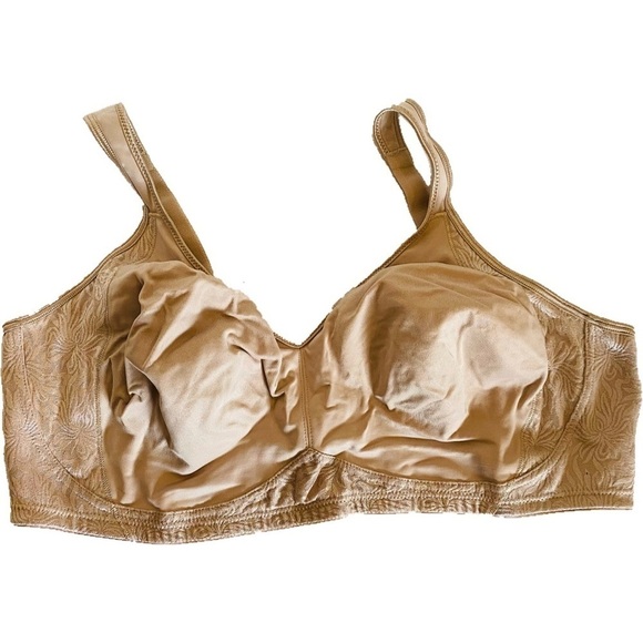 46D Wire Free Bra Playtex NUDE 18 Hour Seamless Side/Back Smoothing - Picture 1 of 14
